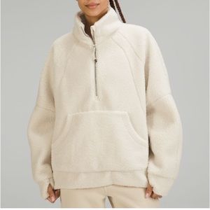 Lululemon Scuba Oversized Fleece Funnel Neck Half Zip Long